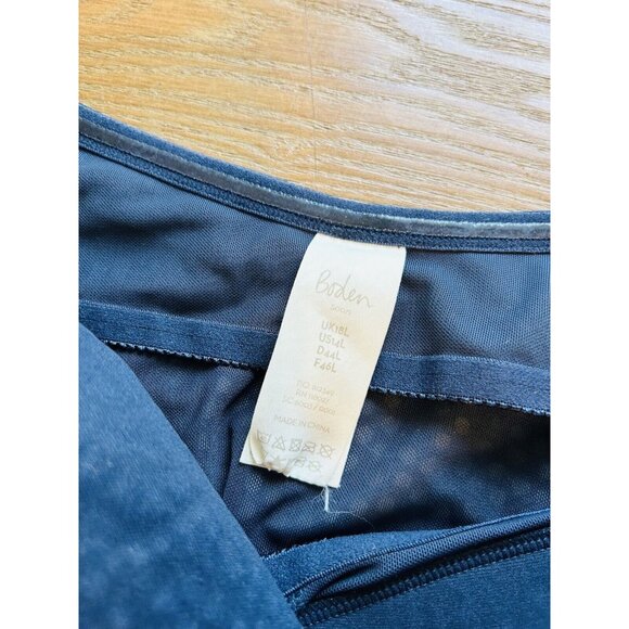 Boden Long Color Block Halter Top One Piece Swimsuit - Picture 5 of 5